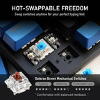 iRocks K74R Wireless RGB Illuminated Mechanical Gaming Keyboard, Hot-Swappable - Image 4