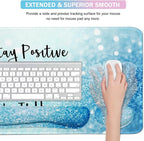 4-in-1 Large Gaming Mouse Pad, Keyboard Wrist Rest Pad & Wrist Support Mousepad - Image 5
