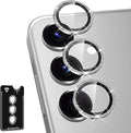 for Samsung Galaxy S25 Camera Lens Protector, Individual Metal Ring Tempered by Btscase