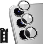 for Samsung Galaxy S25 Camera Lens Protector, Individual Metal Ring Tempered by Btscase
