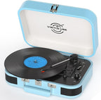 VINYLS LINK Vinyl Record Player 3 Speed ​​Bluetooth Turntable Belt Drive LP - Image 9