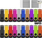 EASTBULL Flash Drive Bulk 8GB USB 100 Pack by EASTBULL