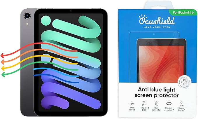 Ocushield Anti Blue Light Tempered Glass Screen Protector by Ocushield-BlueLightFilteringScreenProtectorGlasses