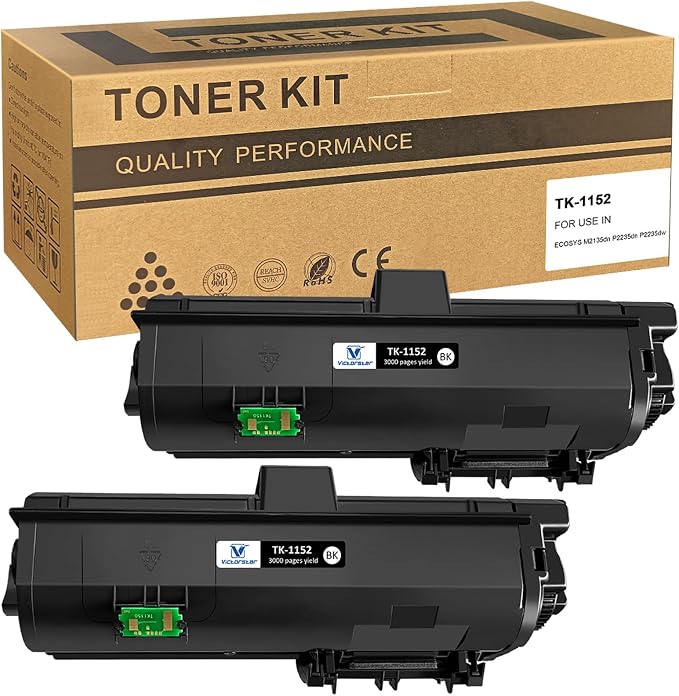 VICTORSTAR TK1152 TK-1152 1T02RV0US0 Compatible Toner Cartridges 3000 Pages 2 by VICTORSTAR