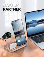 Wireless Charging Station 3 in 1 RJR Compatible - Image 2