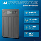 Note AI Voice Recorder with Playback | App Control | Transcribe & Summarize & - Image 5
