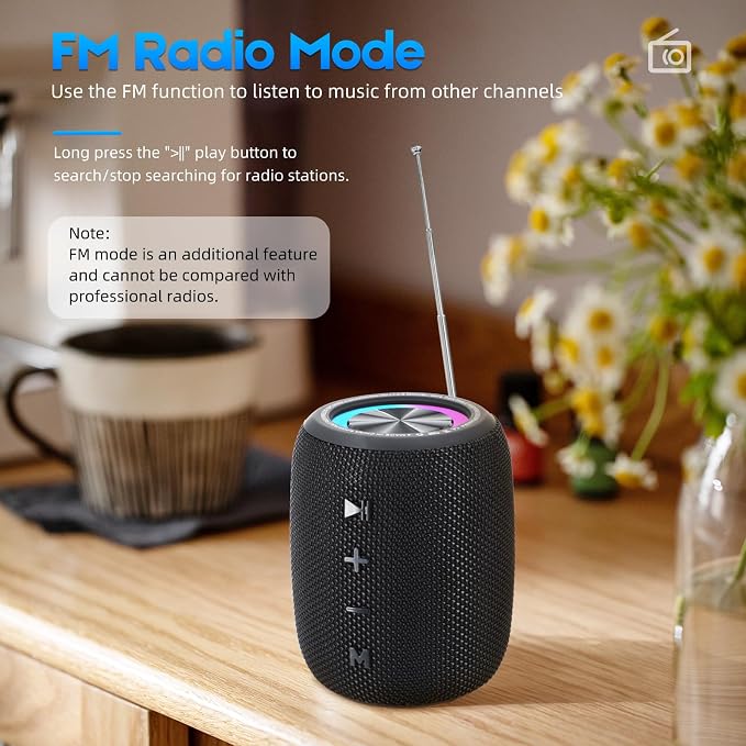 Portable Bluetooth Speaker, BT5.3 Wireless Speaker 20W Bass Diaphragms - Image 5