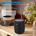 Portable Bluetooth Speaker, BT5.3 Wireless Speaker 20W Bass Diaphragms - Image 5