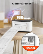 MUNBYN Bluetooth Thermal Label Printer 941B, Wireless 300DPI 4x6 Shipping Label - Image 2