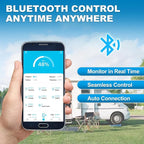 Weize 12V 100Ah Group 24 Bluetooth LiFePO4 Lithium Battery, Built-in 120A BMS - Image 2