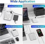Wired Numeric Keypad USB-C & USB-A - Image 4