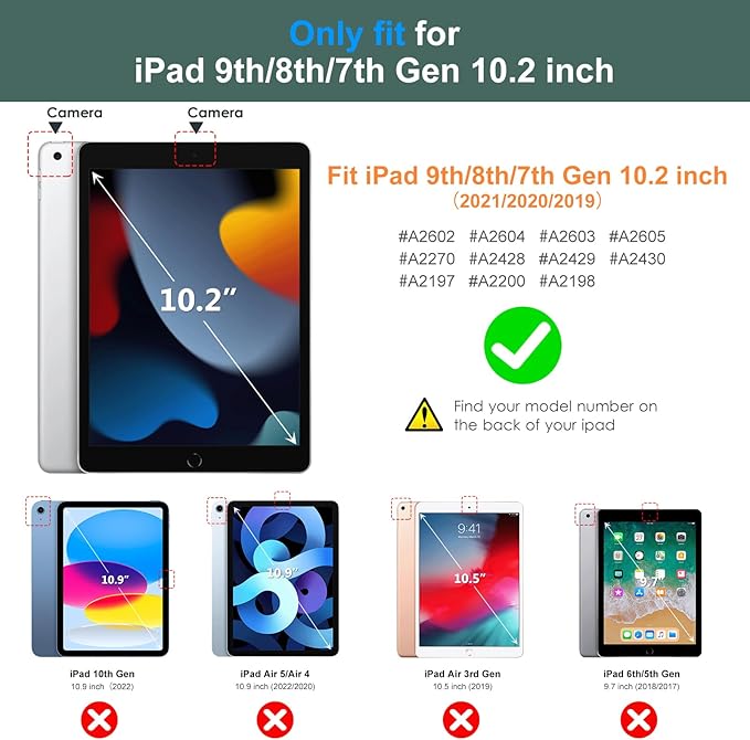 DTTO for iPad 9th/8th/7th Generation 10.2" Case 2021/2020/2019 - Image 2