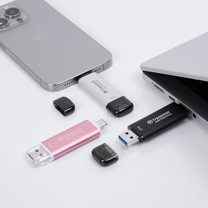 Transcend 512GB External SSD, Dual USB Flash Drive - Image 9