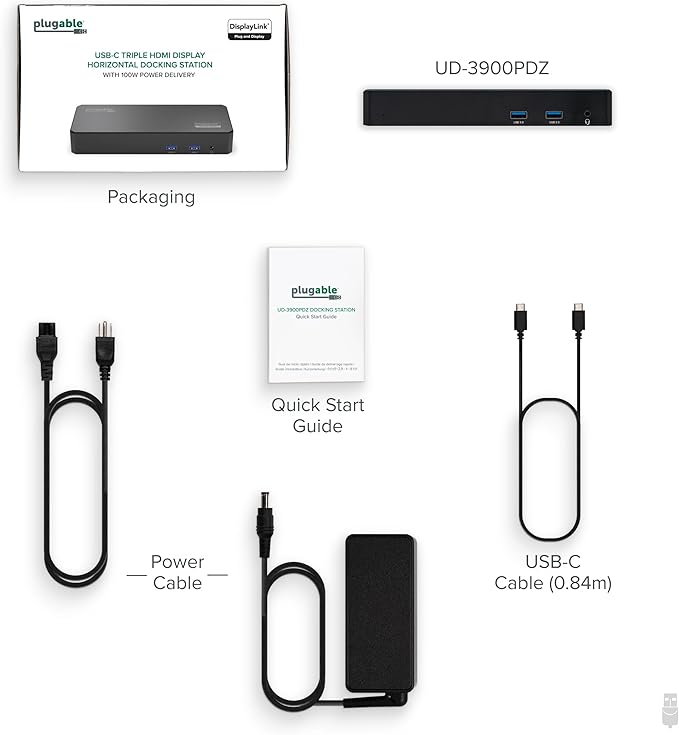 Plugable USB C Triple Display Docking Station - Image 7