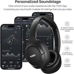 TOZO HT2 Hybrid Active Noise Cancelling Headphones, Wireless Over Ear Bluetooth - Image 6