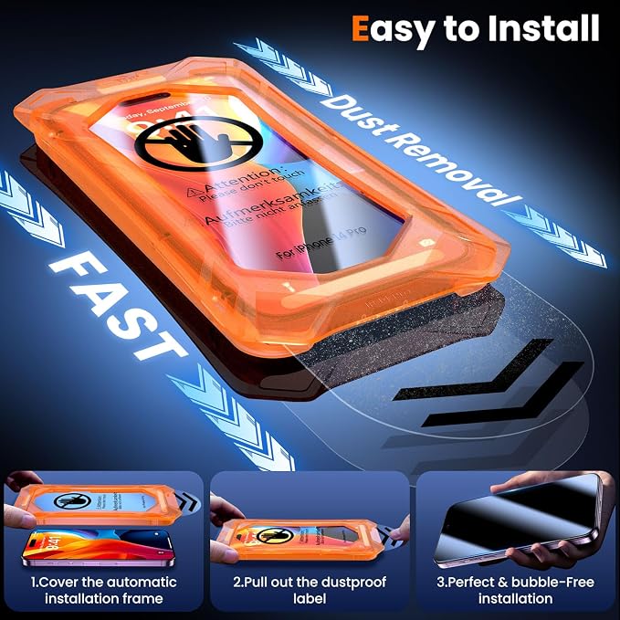 UniqueMe for iPhone 14 Pro Screen Protector - Image 2