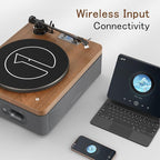 1 by ONE All-in-One Vinyl Record Player, HiFi Turntable Built-in Speakers - Image 2