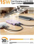 Magnetic Power Bank, 10000mAh Wireless Portable Charger - Image 4