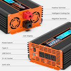 3000 Watt Pure Sine Wave Power Inverter 24V DC to 110V 120V Converter - Image 5