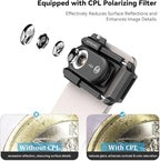 APEXEL Phone Microscope Lens, 100X Phone Micro Lens Nano Zoom - Image 5