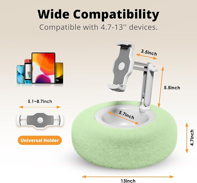 Kindle/Tablet Pillow Stand for Reading, Adjustable Tablet Pillow Stand for Lap - Image 5