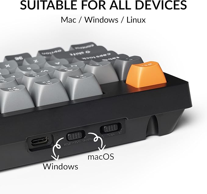 Keychron K10 Max Wireless Custom Mechanical Keyboard, QMK 2.4 GHz Bluetooth - Image 5