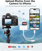 SD Card Reader for iPhone iPad Camera - Image 7