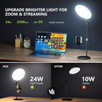 Aureday 10.5” Dimmable Desktop Ring Light - Image 2