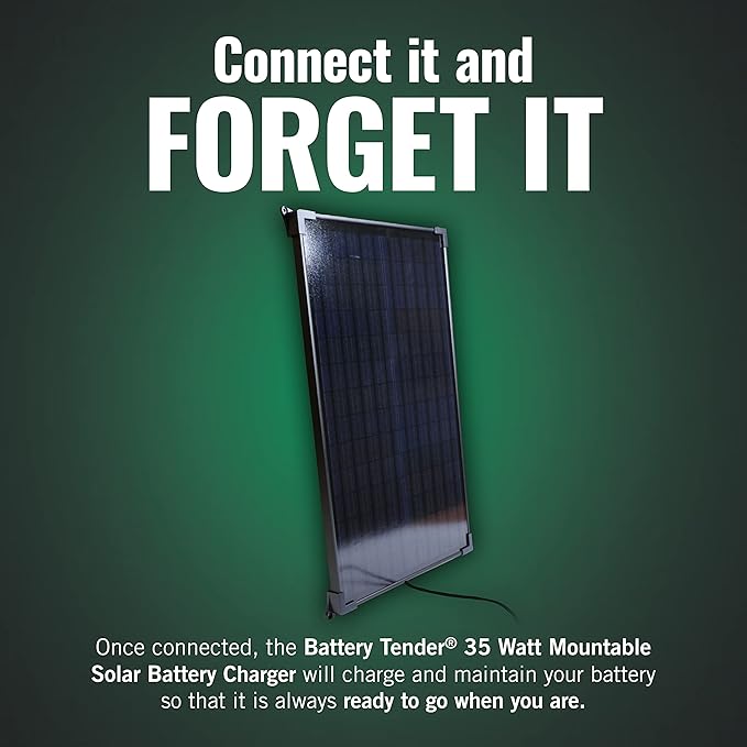 Battery Tender 35 Watt Solar Panel 12V Battery Charger - Image 2
