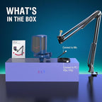 FIFINE USB Gaming Streaming Recording PC Microphone Kit, RGB Condenser Computer - Image 7