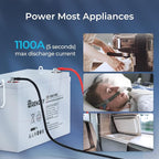 Renogy Deep Cycle AGM 12 Volt 100Ah Battery, 3% Self-Discharge Rate, 1100A Max - Image 5