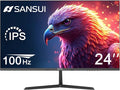 SANSUI 24 inch Monitor, IPS Display FHD Computer Monitor, 100Hz Monitor VESA by SANSUI