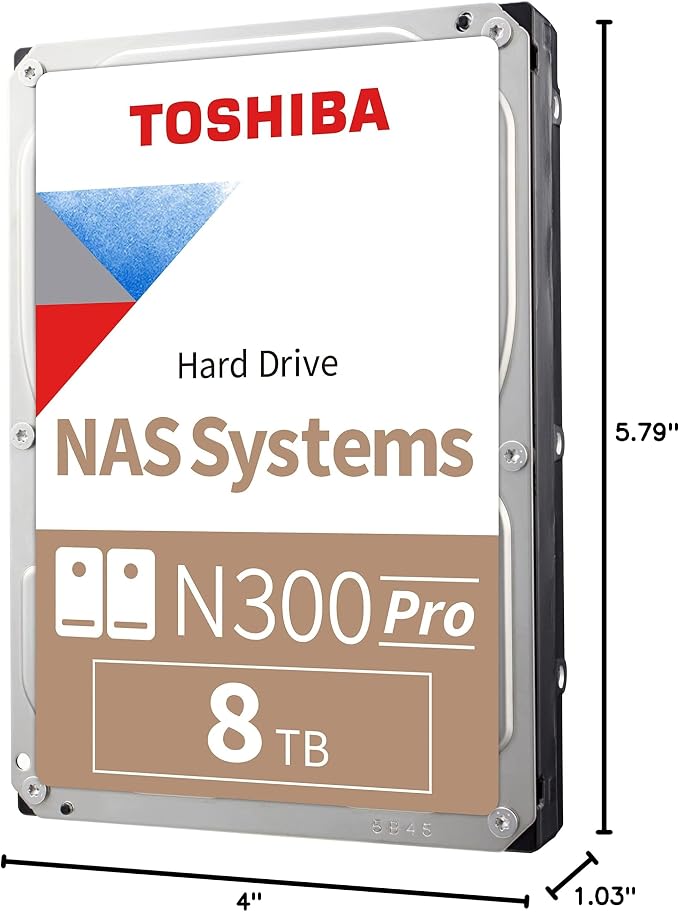 Toshiba N300 PRO 8TB Large-Sized Business NAS 3.5-Inch Internal Hard Drive - Image 8