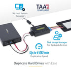 StarTech.com 1:1 Standalone Hard Drive Duplicator - Image 2