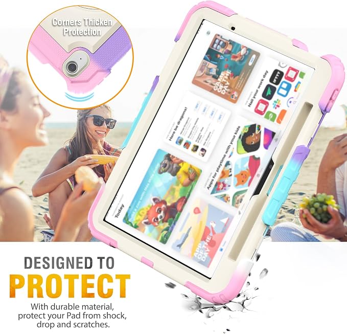 HXCASEAC Case for iPad Air 11 inch, Shockproof Design - Image 8