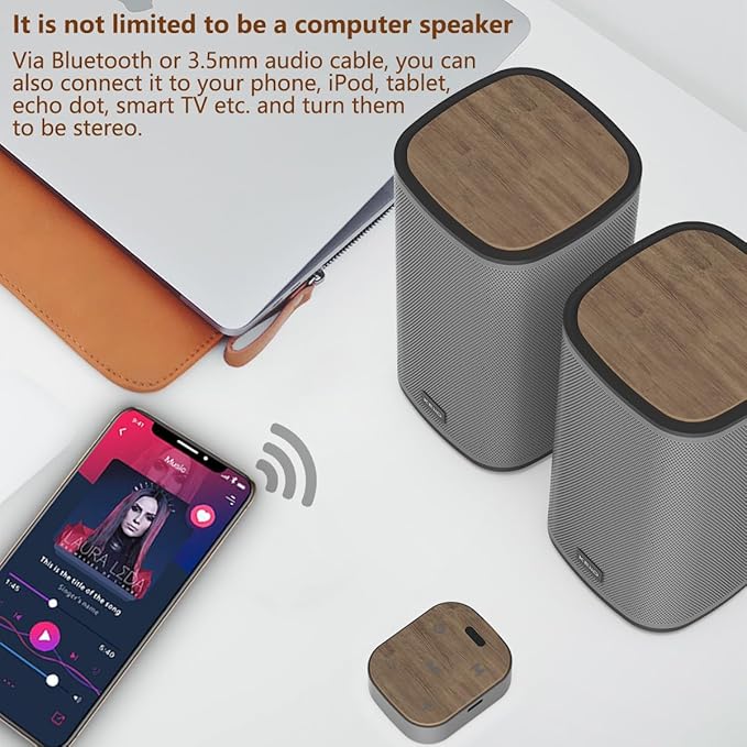 KEiiD Bluetooth Computer Speakers - Image 6