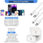 2Pack iPhone Fast Charger, Type C Charger Fast Charging Power Delivery Fast - Image 6