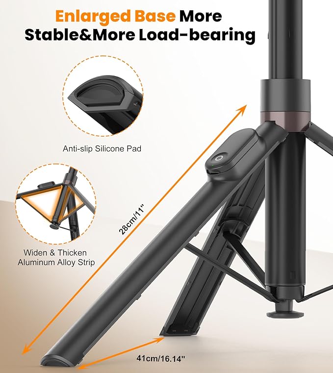 TONEOF 66" Automatic Tripod, Auto-Open Phone Tripod Stand - Image 7