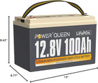 power Queen 12V 100Ah LiFePO4 Battery BCI Group 31 Lithium Battery, Deep Cycle - Image 7