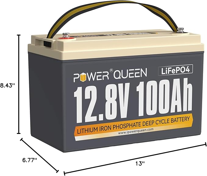 power Queen 12V 100Ah LiFePO4 Battery BCI Group 31 Lithium Battery, Deep Cycle - Image 7