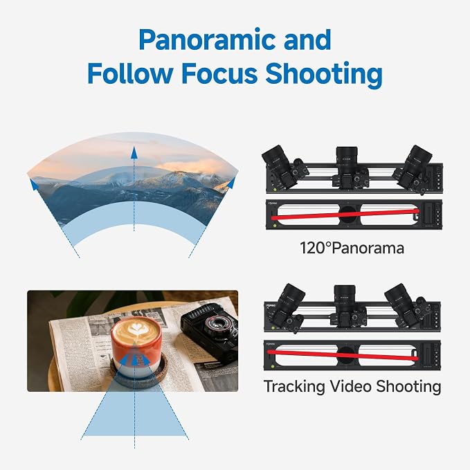 Accsoon Toprig S60 Camera Slider Motorized and Support Arms - Image 4