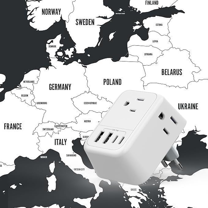 Travel Plug Adapter, International Plug Adapter - Image 7