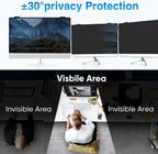 Magnetic Computer Privacy Screen, 27 Inch Removable Hanging Shield - Image 3