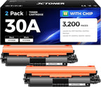 30A Black Toner Cartridge 2-Pack by JCTONER