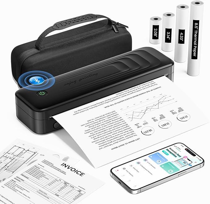 2025 Portable Printers Wireless by TATTMUSE