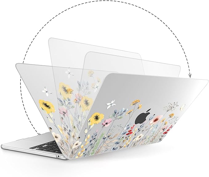 G JGOO Compatible with MacBook Air 13 inch Case 2025 2024 2023 2022 M4 A3240 M3 - Image 3