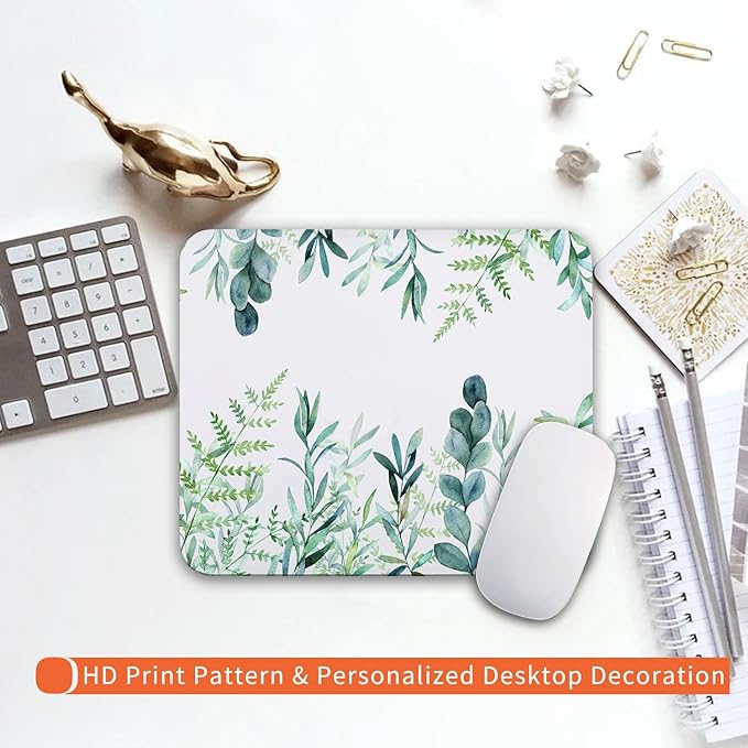 Square Mouse Pad Green Grass, Personalized Premium-Textured Custom Mouse Mat - Image 6