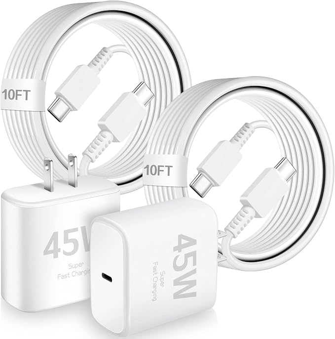 45W USB C Charger for Samsung Charger Fast Charging, Super Fast Android Phone by WILLTOP