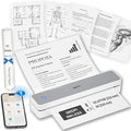 Inkless Portable Printer for Travel, 300DPI Wireless Thermal Printer Support by iDPRT