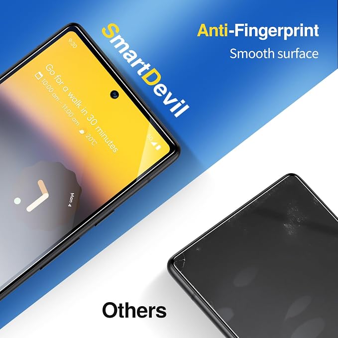 SMARTDEVIL [3+3 Pack for Google Pixel 6 Screen Protector - Image 7